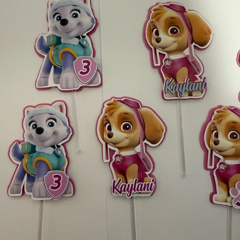 Paw Patrol Party cupCake Toppers - any theme